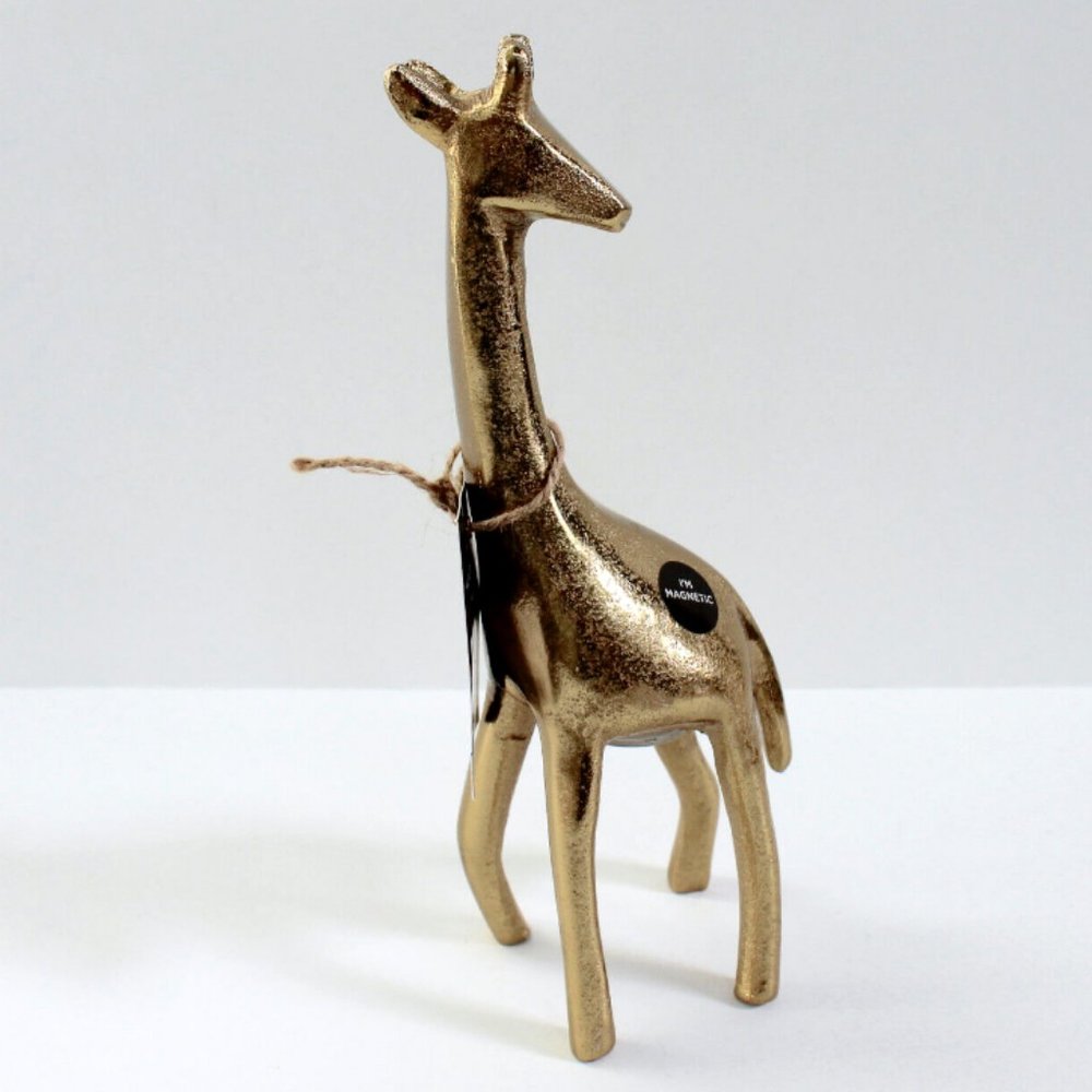 Nate Berkus Decorative Giraffe Magnetic Figurine Gold Tone